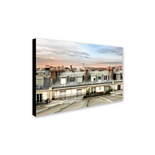 Philippe Hugonnard 'Paris Rooftops' Canvas Art,16x24